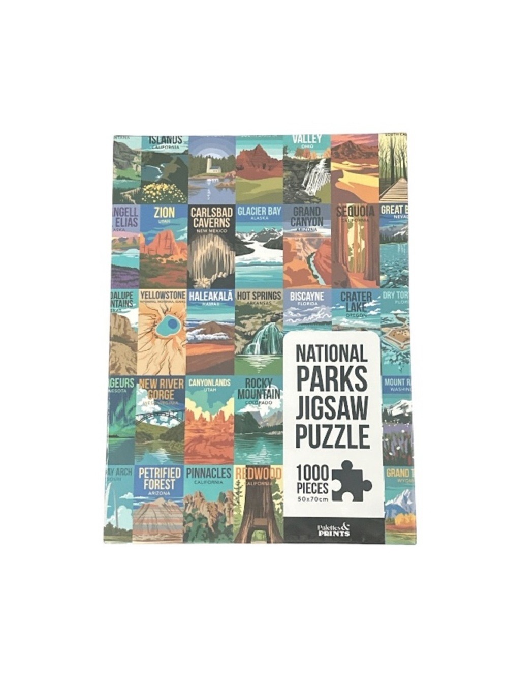 National Parks Jigsaw Puzzle 1000-Piece – Multicolor
